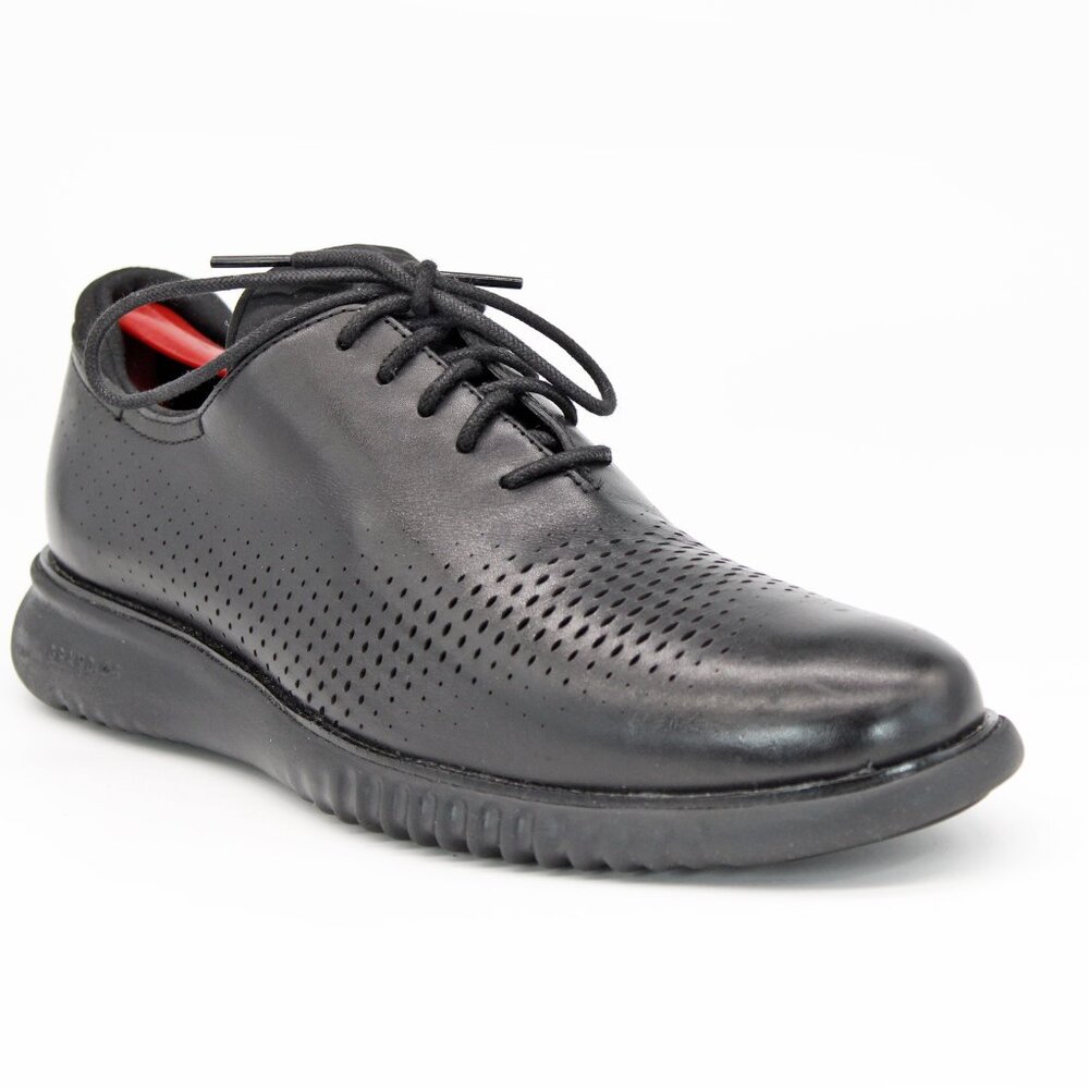 Cole Haan 2.Zerogrand Black Lined Laser Wingtip Oxford C23832: Size 11